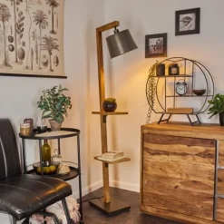 Lampes Dorées-hofstein Lampadaire Baval Écru, 1 lumière