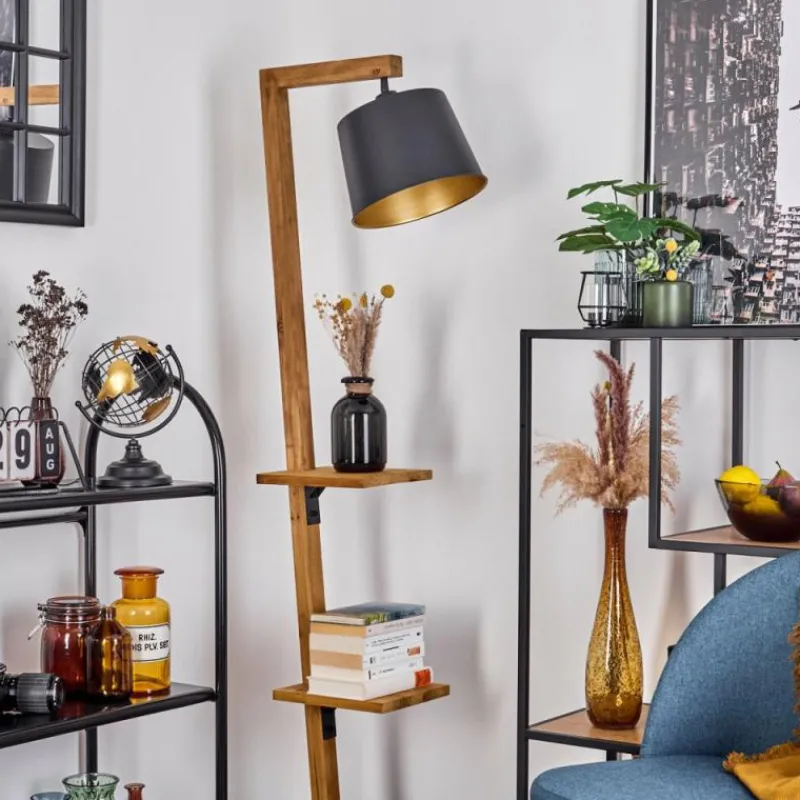 Lampes Dorées-hofstein Lampadaire Baval Écru, 1 lumière