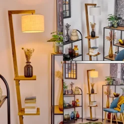 Lampes En Tissu-hofstein Lampadaire Baval Écru, 1 lumière