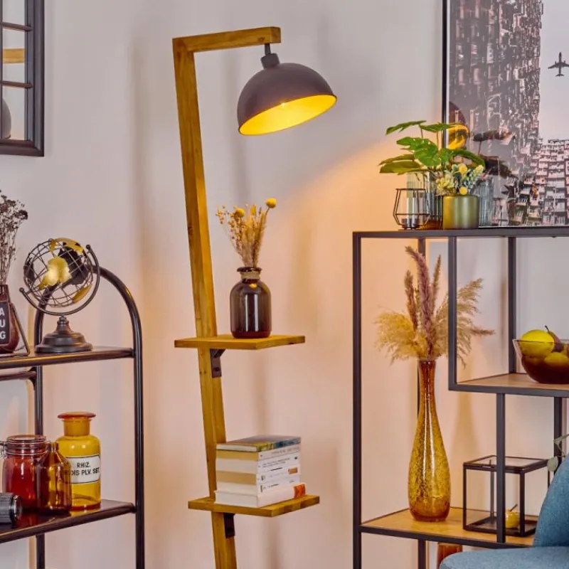 Lampes Dorées-hofstein Lampadaire Baval Écru, 1 lumière