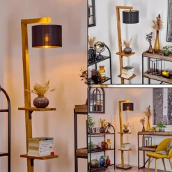 Lampes Dorées-hofstein Lampadaire Baval Écru, 1 lumière