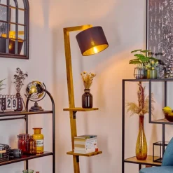 Lampes Dorées-hofstein Lampadaire Baval Écru, 1 lumière