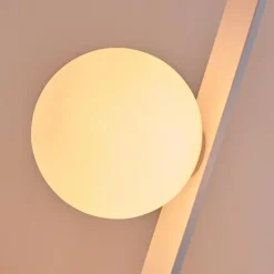 hofstein Lampadaire Beland Blanc, 3 lumières