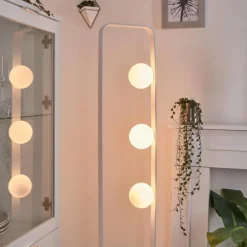 hofstein Lampadaire Beland Blanc, 3 lumières