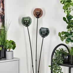 hofstein Lampadaire Belp Noir, 3 lumières