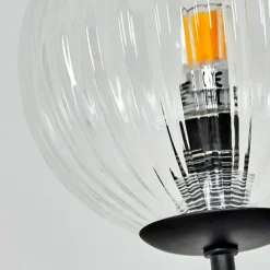 hofstein Lampadaire Bernado Noir, 5 lumières