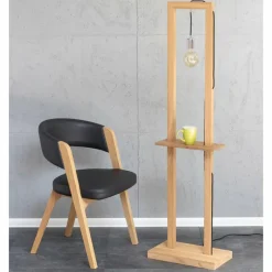 Style Boho-Chic-hofstein Lampadaire Bernal Écru, 1 lumière