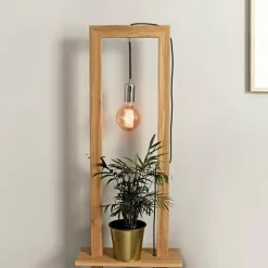 Style Boho-Chic-hofstein Lampadaire Bernal Écru, 1 lumière