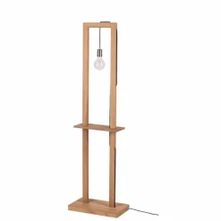 Style Boho-Chic-hofstein Lampadaire Bernal Écru, 1 lumière