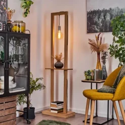 Style Boho-Chic-hofstein Lampadaire Bernal Écru, 1 lumière