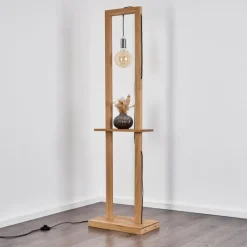 Style Boho-Chic-hofstein Lampadaire Bernal Écru, 1 lumière