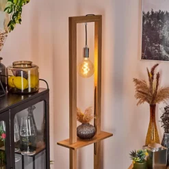 Style Boho-Chic-hofstein Lampadaire Bernal Écru, 1 lumière