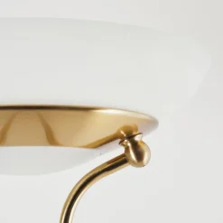 hofstein Lampadaire Biot LED Laiton, 2 lumières* Éclairage Led