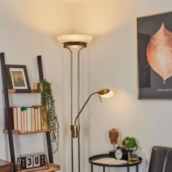 hofstein Lampadaire Biot LED Laiton, 2 lumières* Éclairage Led