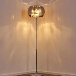 hofstein Lampadaire Blacklick Chrome, 4 lumières