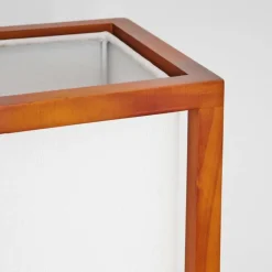 Lampes En Tissu-hofstein Lampadaire Blandin Bois foncé, 2 lumières