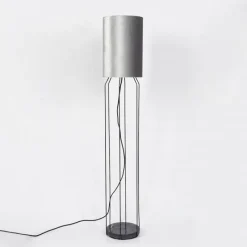 Lampes En Tissu-hofstein Lampadaire Bornalle Noir, 1 lumière