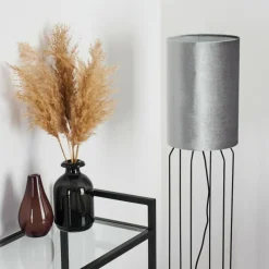 Lampes En Tissu-hofstein Lampadaire Bornalle Noir, 1 lumière