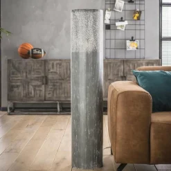 Lampes Industrielles-hofstein Lampadaire BREEVELD Gris, 1 lumière