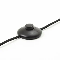 Lampes En Tissu-Luminaires Brilliant Lampadaire Brilliant Aike Noir, 1 lumière