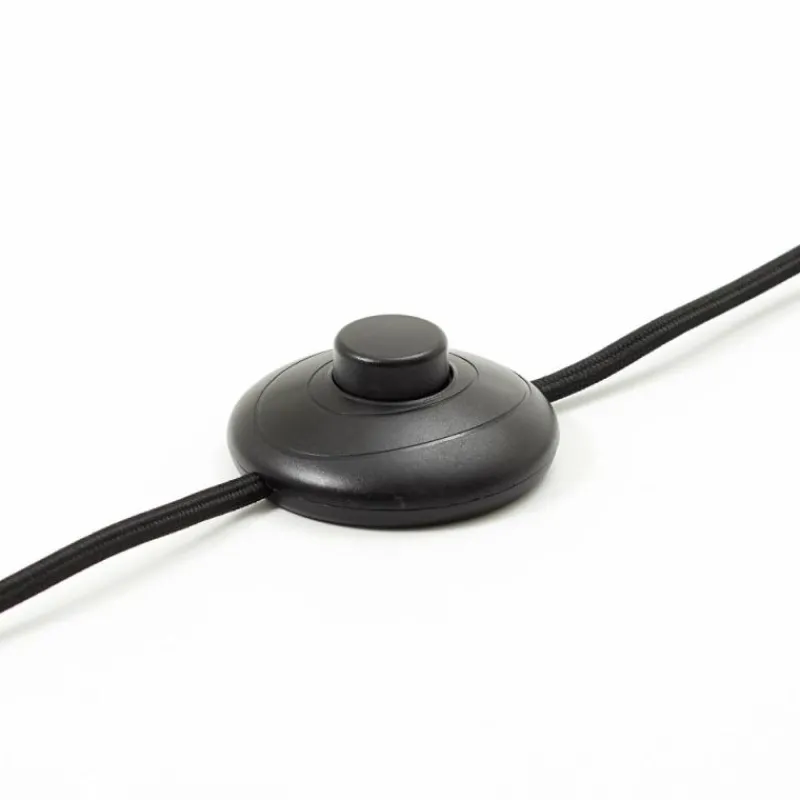 Lampes En Tissu-Luminaires Brilliant Lampadaire Brilliant Aike Noir, 1 lumière