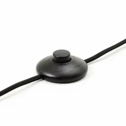 Lampes En Tissu-Luminaires Brilliant Lampadaire Brilliant Aniela Noir, 1 lumière