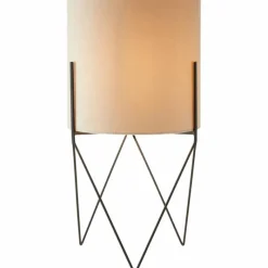 Lampes En Tissu-Luminaires Brilliant Lampadaire Brilliant Atami Noir, 1 lumière