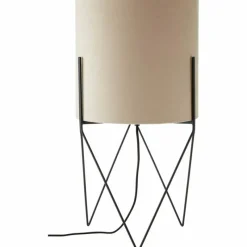 Lampes En Tissu-Luminaires Brilliant Lampadaire Brilliant Atami Noir, 1 lumière