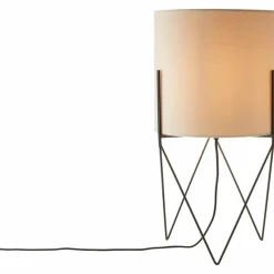 Lampes En Tissu-Luminaires Brilliant Lampadaire Brilliant Atami Noir, 1 lumière