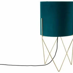 Lampes En Tissu-Luminaires Brilliant Lampadaire Brilliant Atami Or, 1 lumière