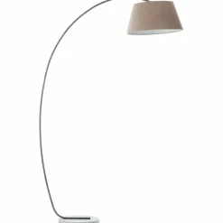 Lampes En Tissu-Luminaires Brilliant Lampadaire Brilliant Brok Gris, 1 lumière