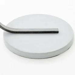 Lampes En Tissu-Luminaires Brilliant Lampadaire Brilliant Brok Gris, 1 lumière