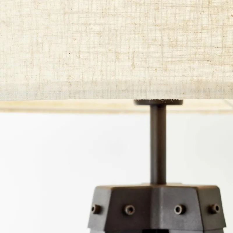 Lampes En Tissu-Luminaires Brilliant Lampadaire Brilliant Holbrook Noir, 1 lumière