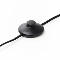 Lampes En Tissu-Luminaires Brilliant Lampadaire Brilliant Holbrook Noir, 1 lumière