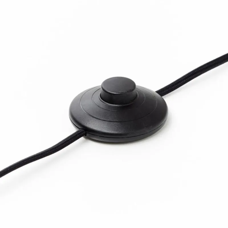 Lampes En Tissu-Luminaires Brilliant Lampadaire Brilliant Holbrook Noir, 1 lumière