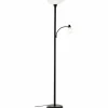 Luminaires Scandinaves-Luminaires Brilliant Lampadaire Brilliant Lucy LED Noir, 2 lumières