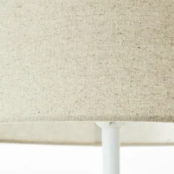 Lampes En Tissu-Luminaires Brilliant Lampadaire Brilliant Lunde Écru, Blanc, 1 lumière