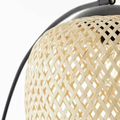 Luminaires Rustiques-Luminaires Brilliant Lampadaire Brilliant Mesa Noir, 1 lumière