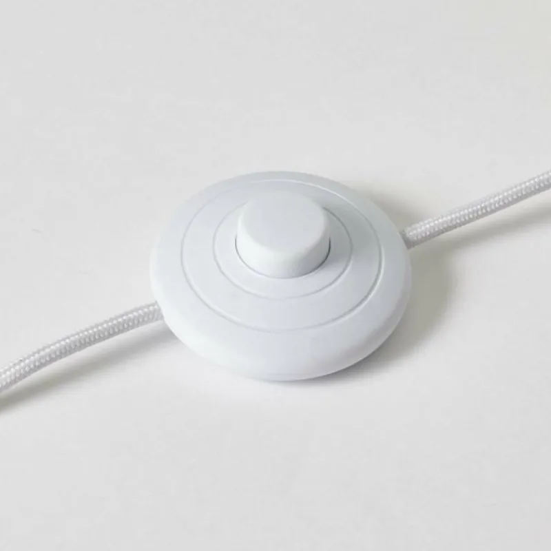 Lampes En Tissu-Luminaires Brilliant Lampadaire Brilliant Nori Blanc, 1 lumière