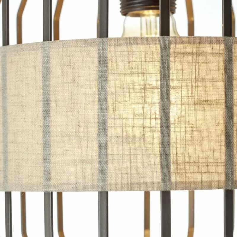 Lampes En Tissu-Luminaires Brilliant Lampadaire Brilliant Slope Noir, 1 lumière