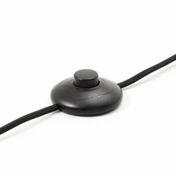 Lampes En Tissu-Luminaires Brilliant Lampadaire Brilliant Waterlilly Noir, 1 lumière