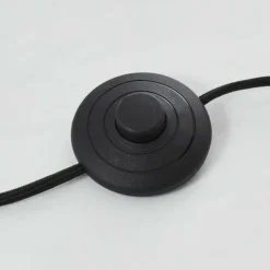 Luminaires Rustiques-Luminaires Brilliant Lampadaire Brilliant Wiley Noir, 1 lumière