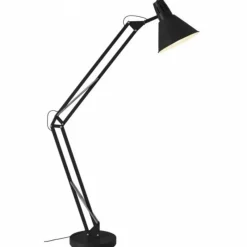 Luminaires Brilliant Lampadaire Brilliant Winston Noir, 1 lumière* Lampadaires Et Lampes Sur Pied