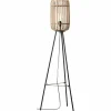 Style Boho-Chic-Luminaires Brilliant Lampadaire Brilliant Woodrow Brun, 1 lumière