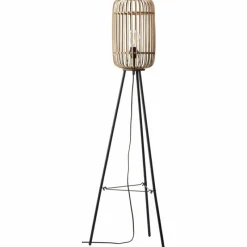 Style Boho-Chic-Luminaires Brilliant Lampadaire Brilliant Woodrow Brun, 1 lumière