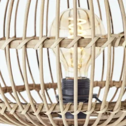 Luminaires Scandinaves-Luminaires Brilliant Lampadaire Brilliant Woodball Noir, 1 lumière