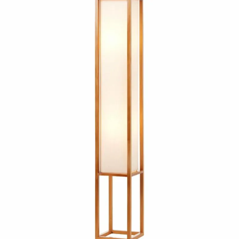 Lampes En Tissu-Luminaires Brilliant Lampadaire Brilliant-Leuchten Seaside Écru, 2 lumières