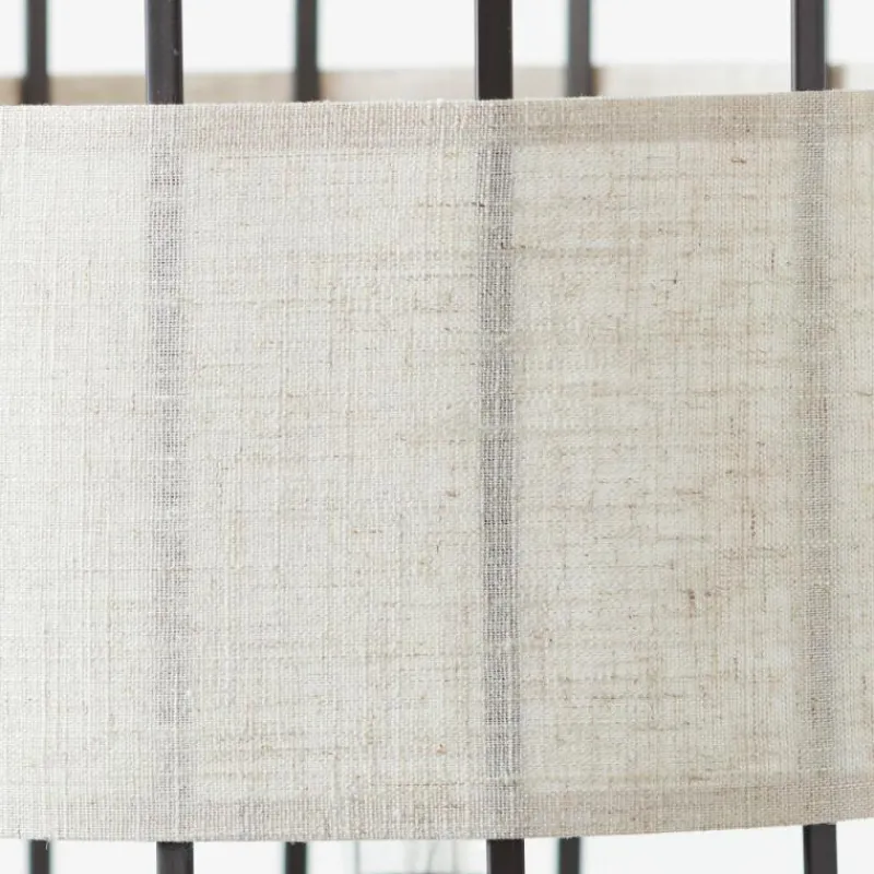 Lampes En Tissu-Luminaires Brilliant Lampadaire Brilliant-Leuchten Slope Noir, 1 lumière