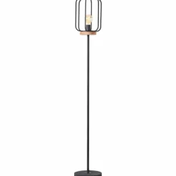 Style Boho-Chic-Luminaires Brilliant Lampadaire Brilliant-Leuchten Tosh Écru, Noir, 1 lumière