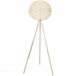 Lampes Dorées-By Rydéns Lampadaire By Rydens Hayden LED Or, 1 lumière